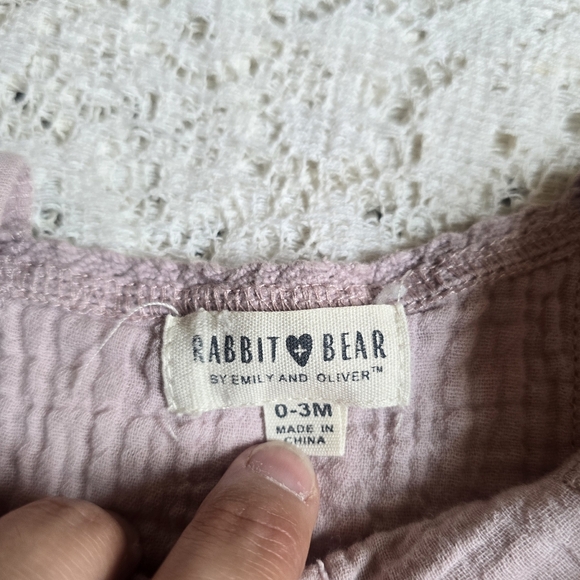 Rabbit Bear top and Carter's pants - Picture 2 of 3